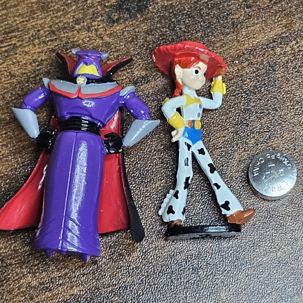Disney Mini Figure Set‎ Toy Story Zurg Evil Emperor Jesse 2" Pixar  Collectible